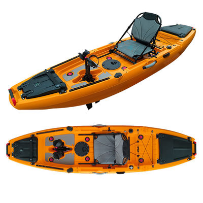 Plastic 1 Man Fishing Kayak Lldpe Single Person Sit On Top 264 Lbs