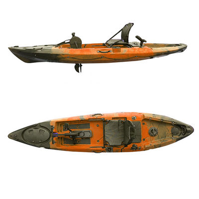 HDPE Sit On Fishing Pedal Kayaks Boats Single People 3 Years 180kgs