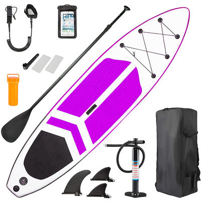 Drop Stitch Blow Up Real Stand Up Paddle Board 330LBS Water Great Funboard Surf Sup