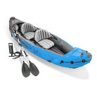 Rowing Two Person Inflatable Tandem Canoe Kayak Inflatable Boat 3.12m*0.91m