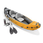 Rowing Two Person Inflatable Tandem Canoe Kayak Inflatable Boat 3.12m*0.91m