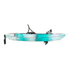 No Inflatable Single Angler Sea Fishing Kayak With Pedal 190kgs Capacity