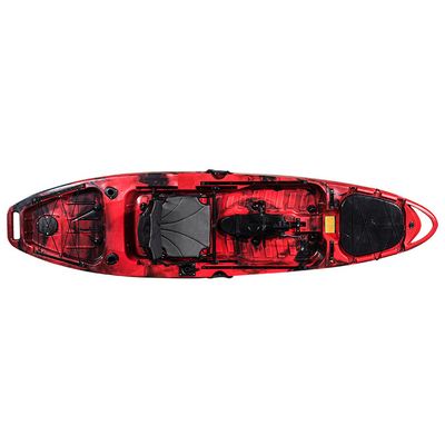 Plastic Pedal Sit On Top Fishing Kayak 140kg Capacity