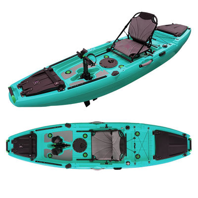 Plastic 1 Man Fishing Kayak Lldpe Single Person Sit On Top 264 Lbs