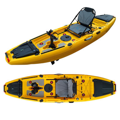 Plastic 1 Man Fishing Kayak Lldpe Single Person Sit On Top 264 Lbs