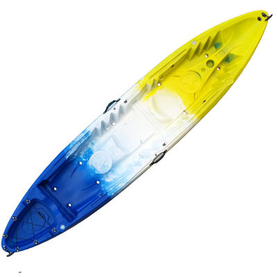 HDPE Tandem Fishing Kayaks Explorer 2 Person Plastic Stadium Seaters 551 Lbs